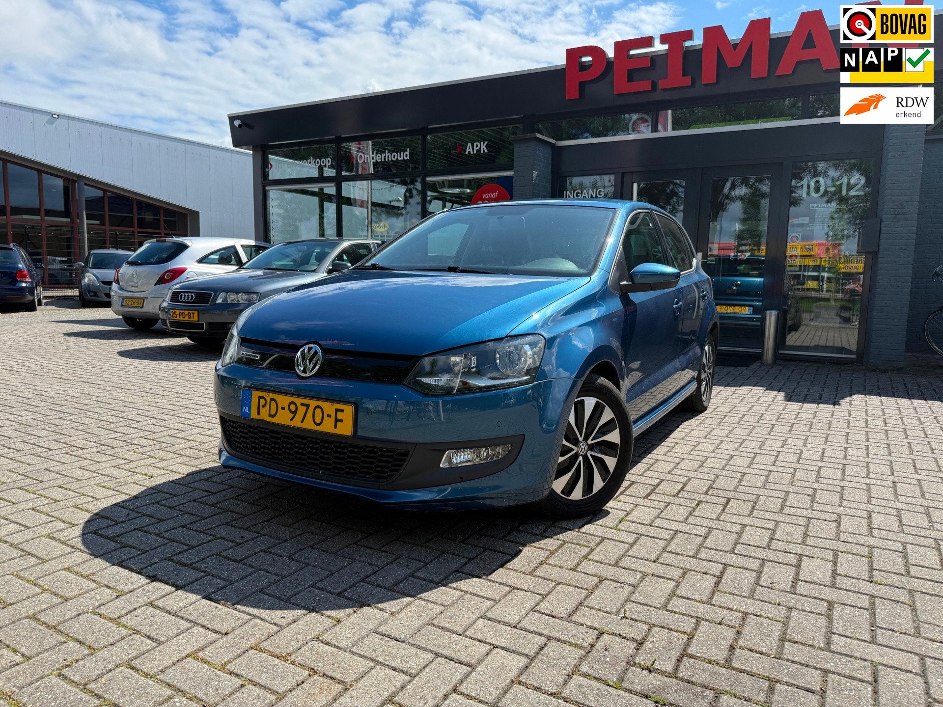 Volkswagen Polo 1.0 BlueMotion Edition | Apple Carplay | Cru, Auto's, Voorwielaandrijving, Stof, 95 pk, Blauw