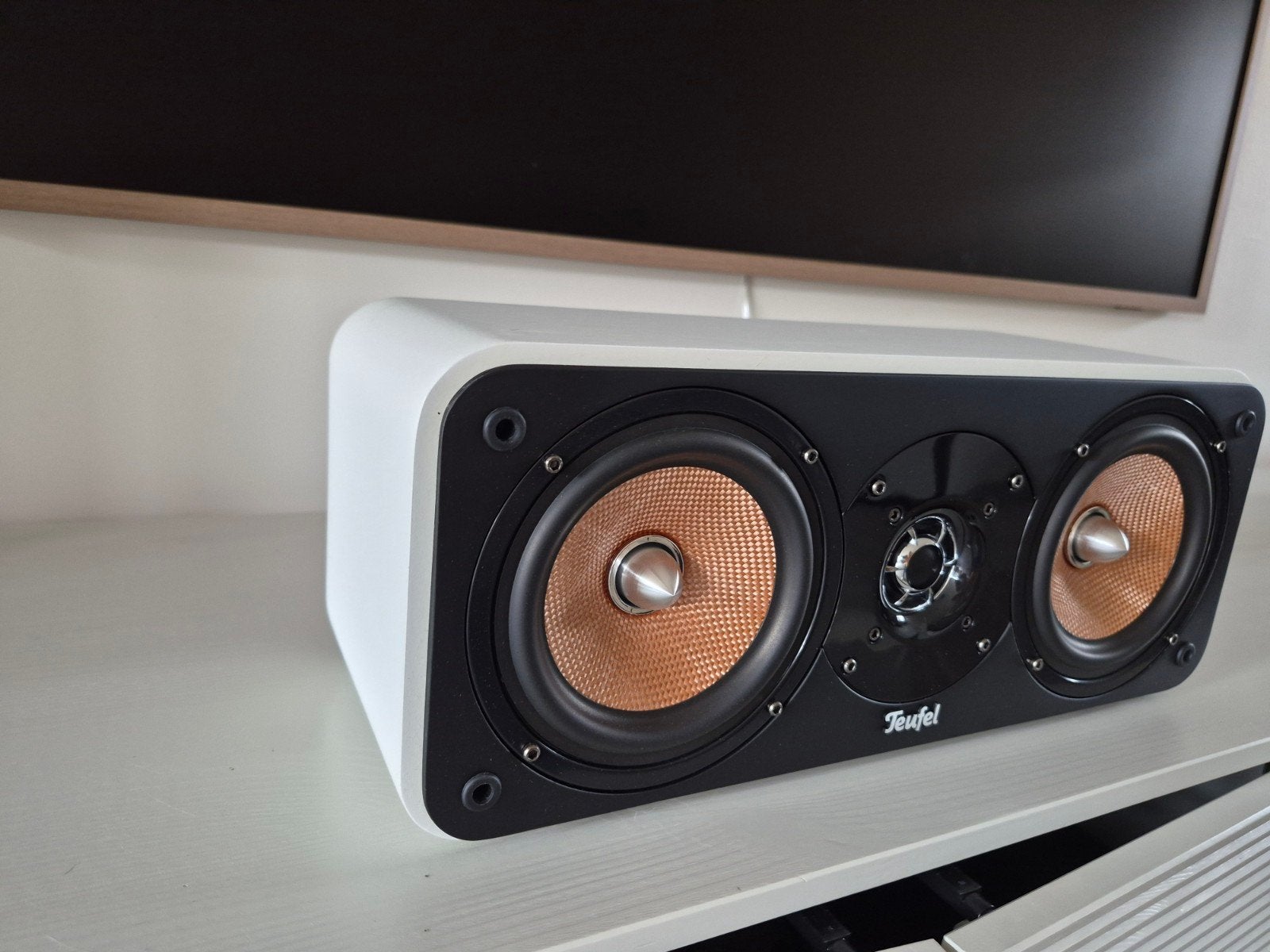 teufel Centerspeaker wit in topstaat