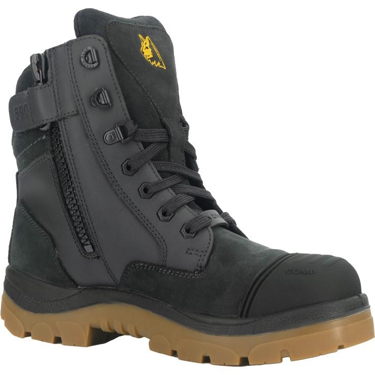 Steel Blue Southern Cross Zip S3 Black Amber 398590, Werkschoenendeal, Marktplaats@werkschoenendeal.nl, Zwart, Nieuw