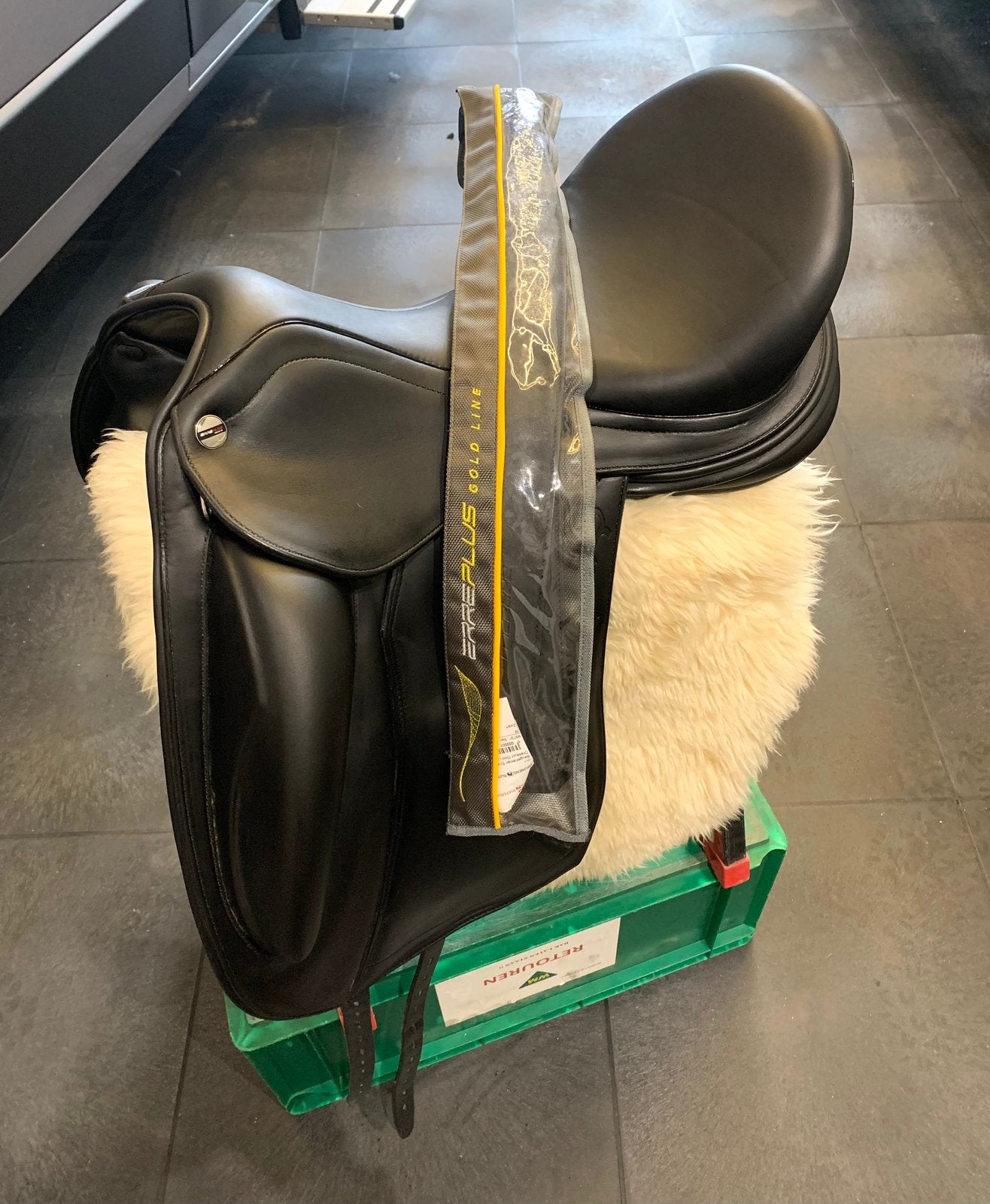 ErrePlus Connect Mono WR Dressuurzadel – 18”/33, Dieren en Toebehoren, Ophalen, Zo goed als nieuw, Dressuur