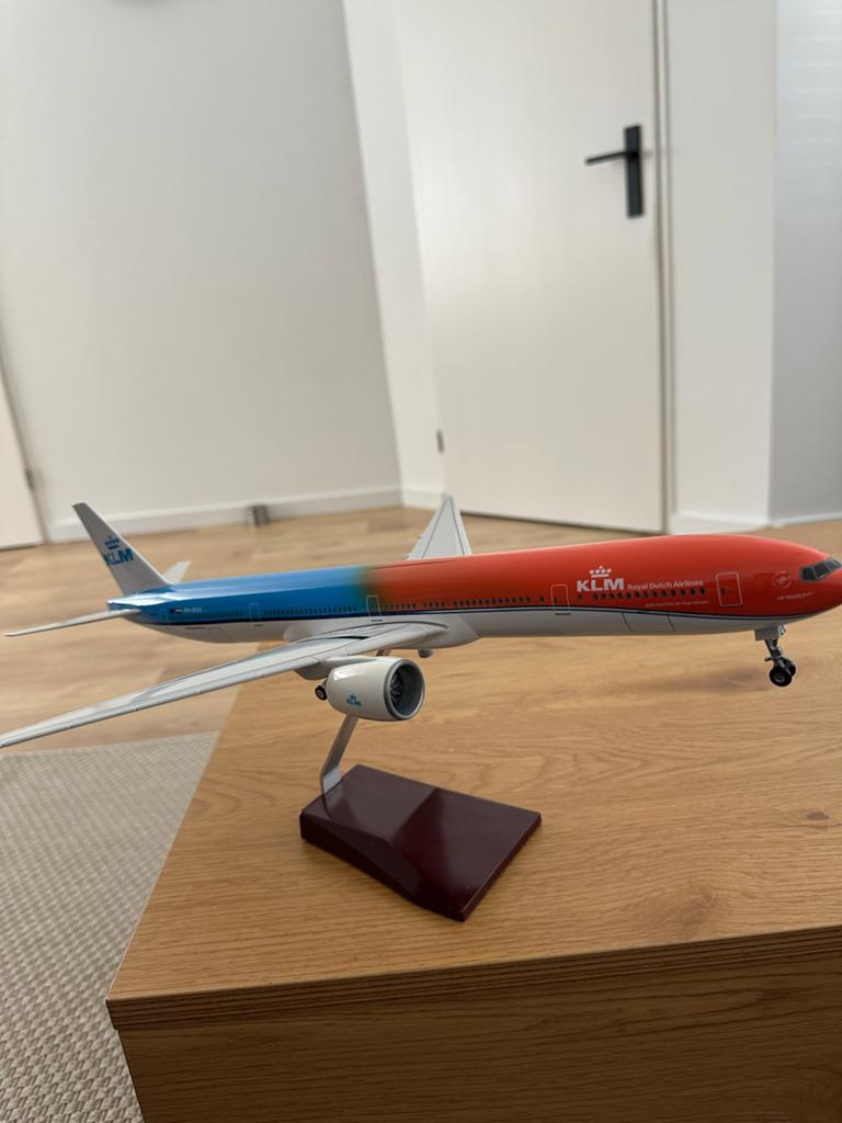 KLM Boeing 47 cm, Overige merken, Ophalen of Verzenden, Zo goed als nieuw, Groter dan 1:72