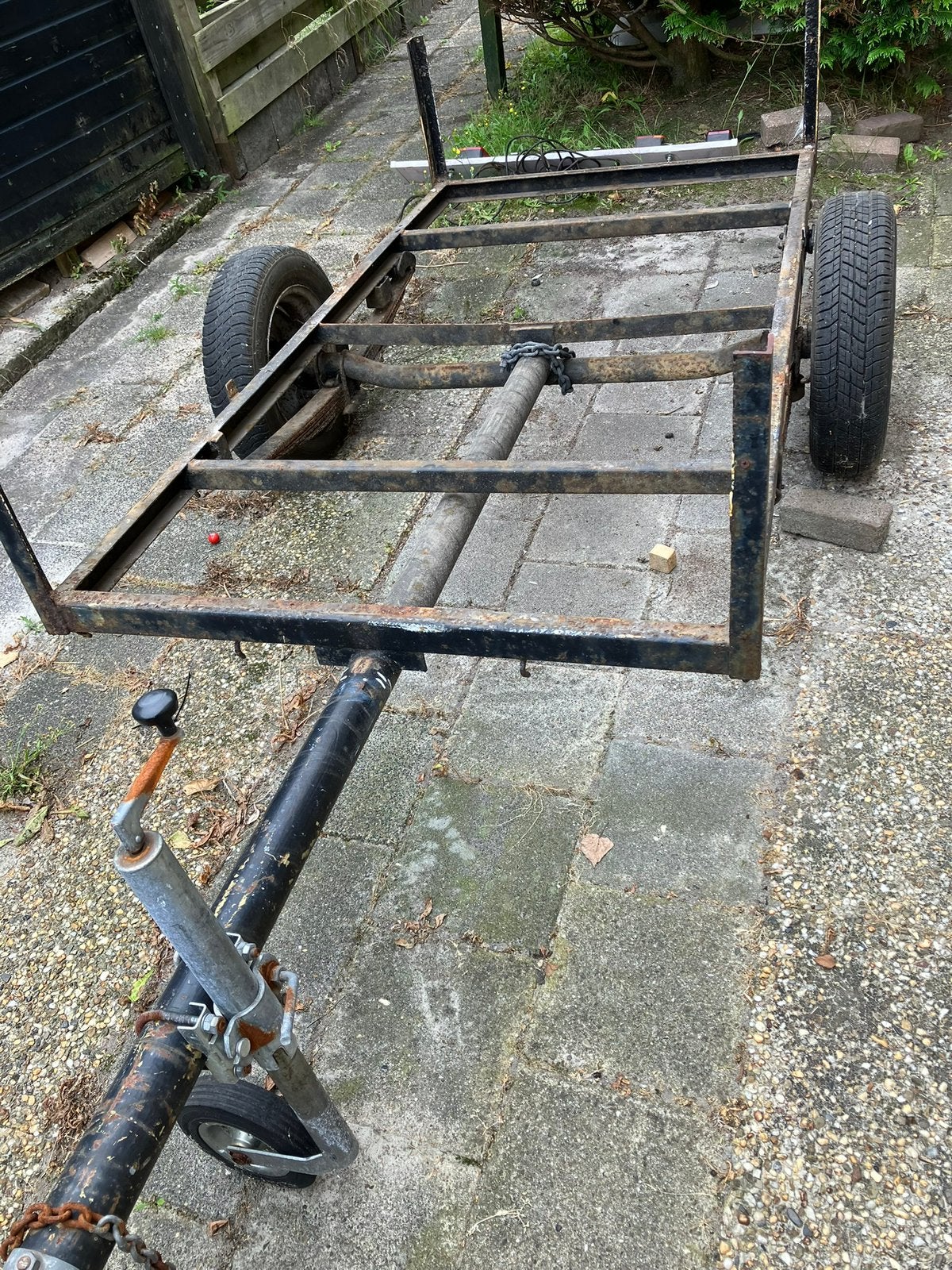 Onderstel aanhangwagen + onderdelen, Auto diversen, Aanhangwagen-onderdelen, Ophalen, Gebruikt