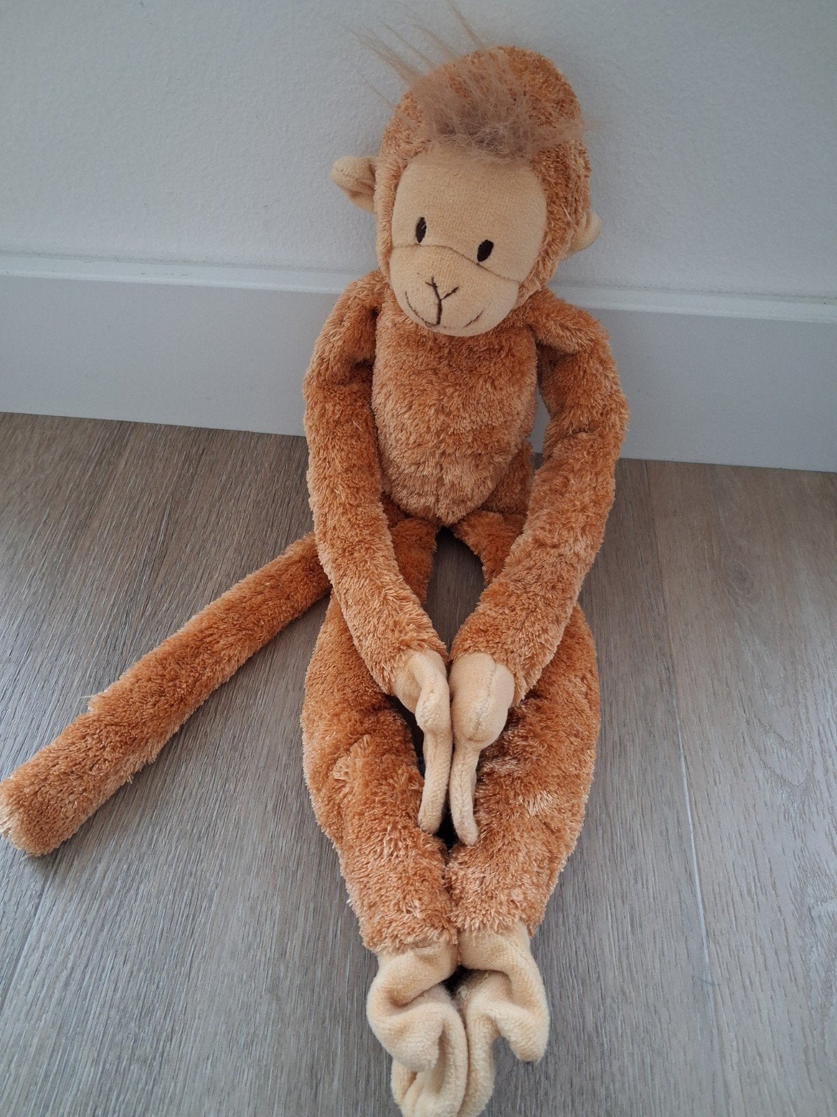 Knuffel aap Happy Horse vintage klittenband 40 cm L576, Ophalen of Verzenden, Zo goed als nieuw, Overige typen