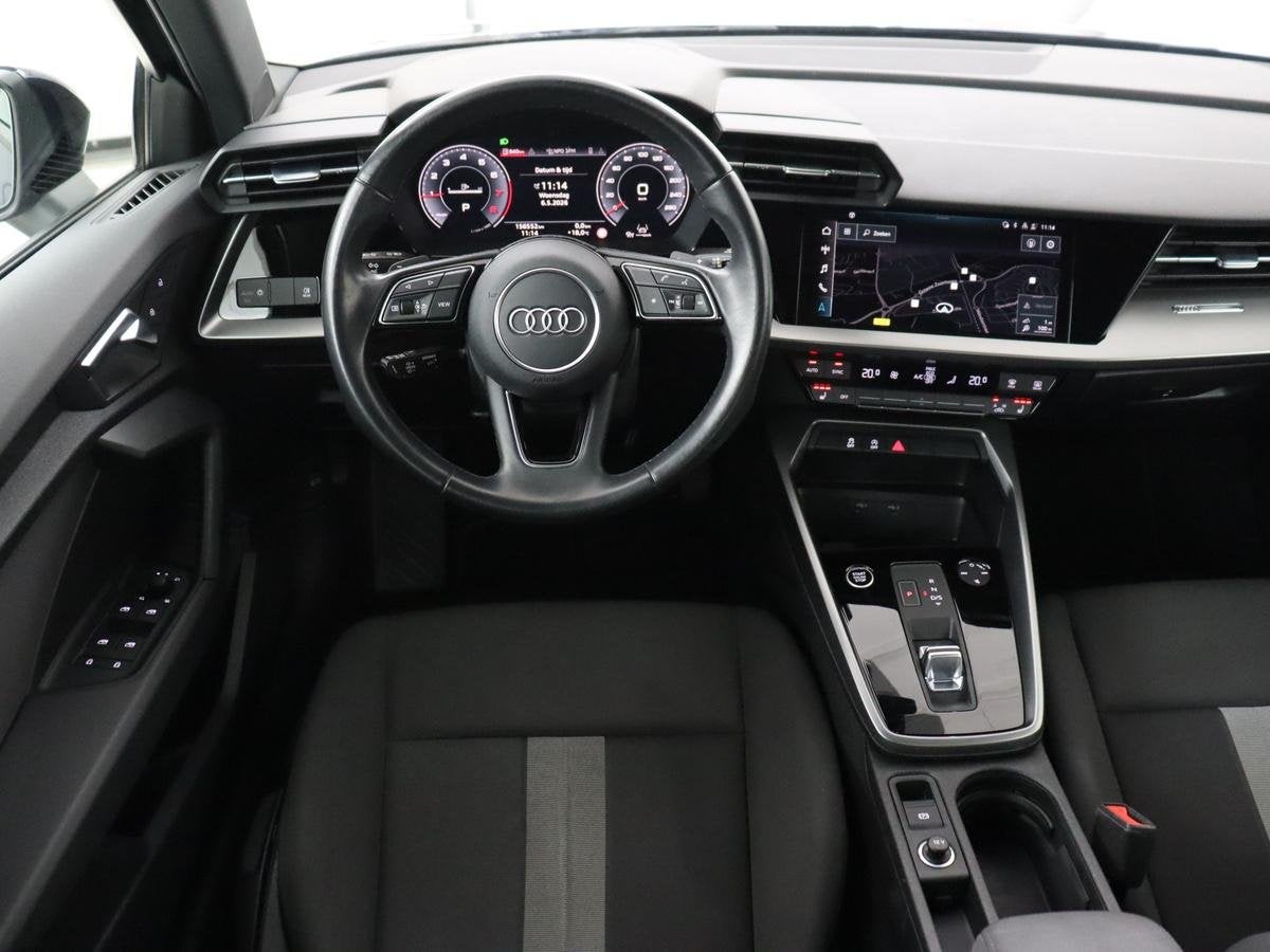 Audi A3 30 TFSI Advanced edition | Stoelverwarming | Adaptiv, Auto's, Stof, Gebruikt, Blauw, Bedrijf