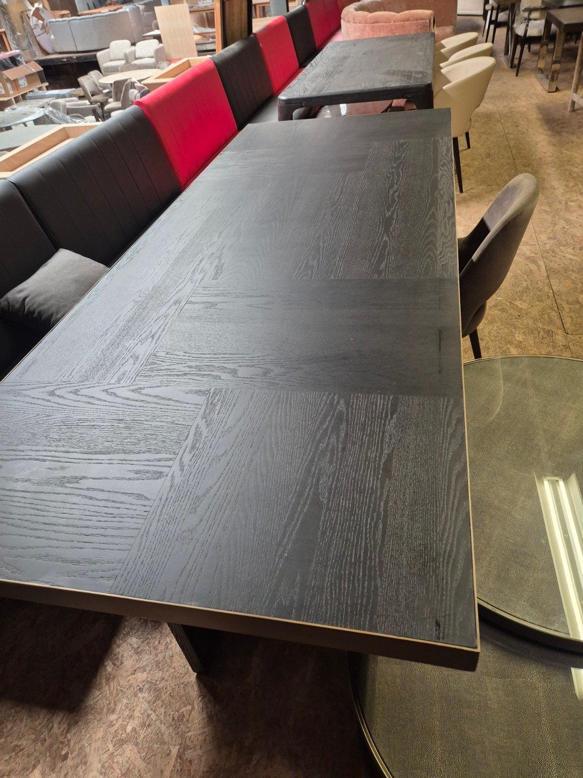 Richmond LUX aanbieding Eettafel CAMBON 280 BLACK GOLD, Ophalen, Nieuw