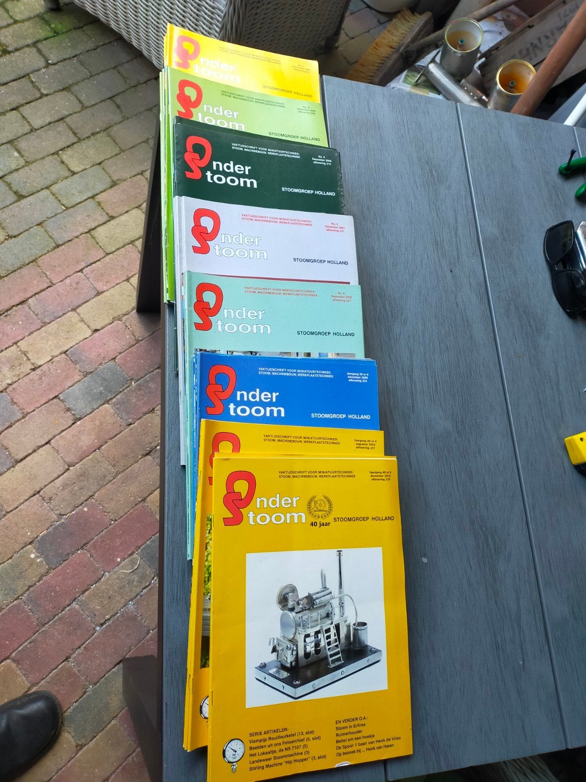Onder Stoom- diverse jaargangen, Ophalen, Gelezen, Overige typen