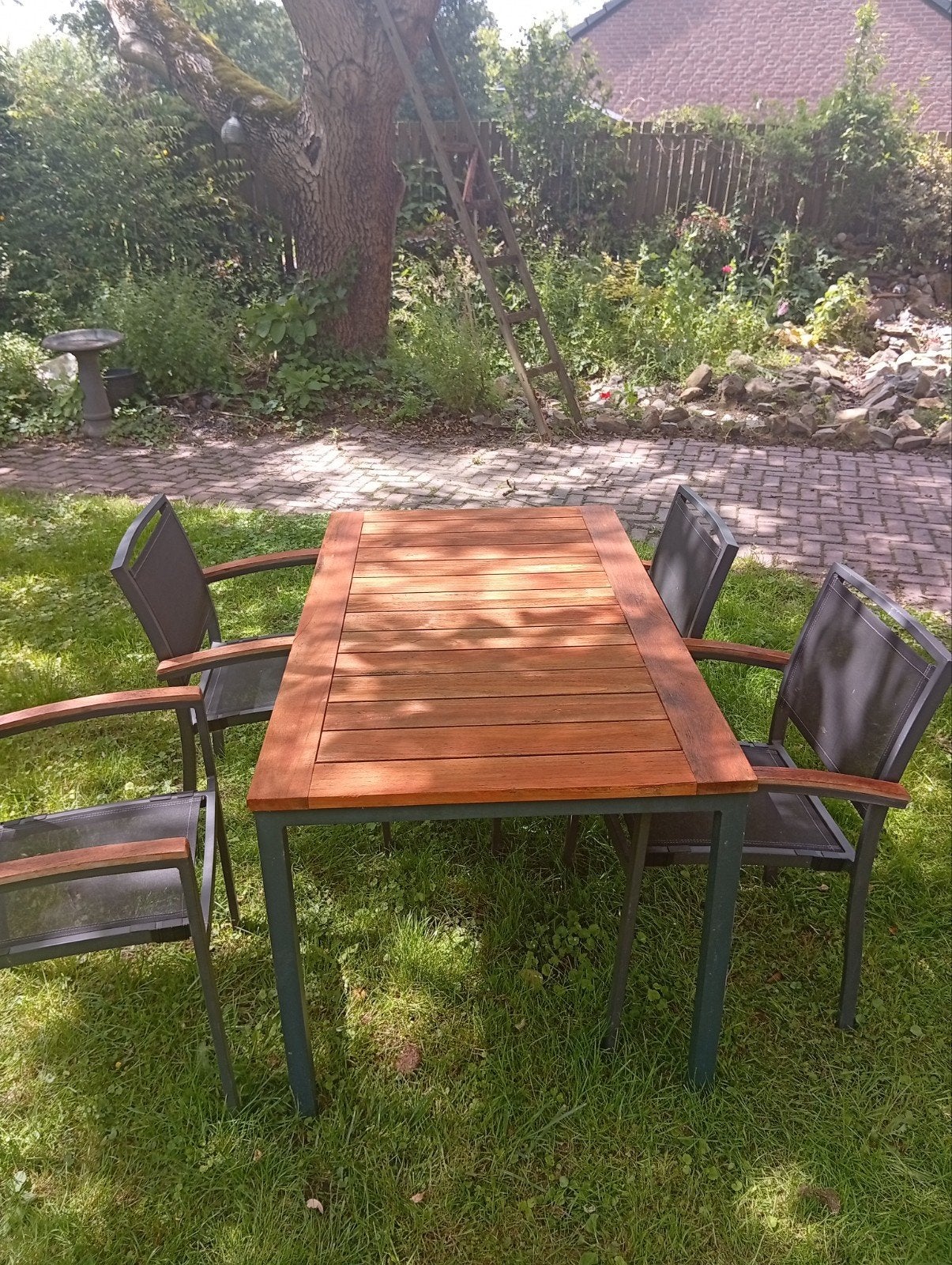 Tuinset, Tuin en Terras, Ophalen of Verzenden, Gebruikt, Hout