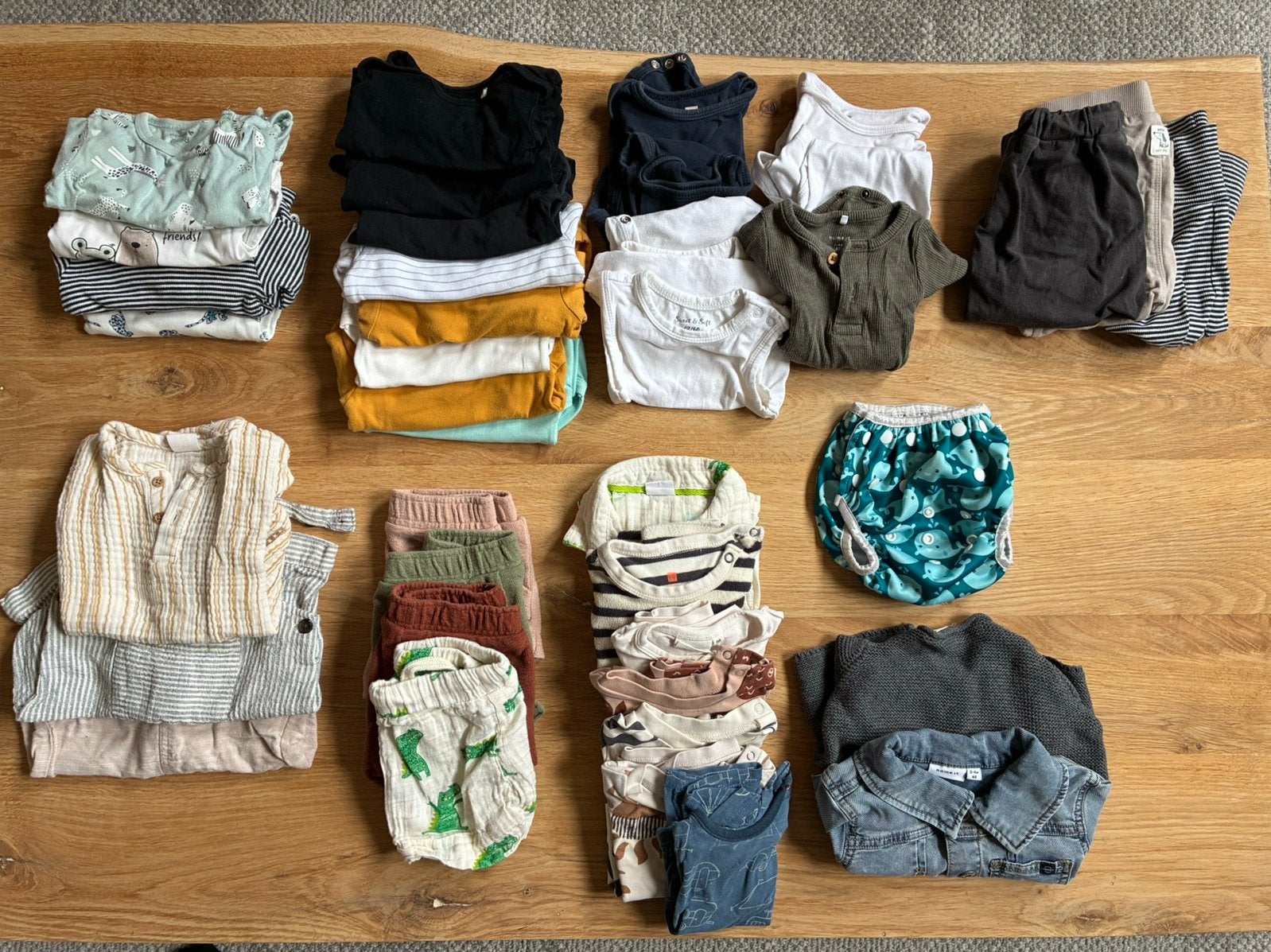 Pakket zomer babykleding jongen maat 62, Ophalen, Gebruikt, Maat 62