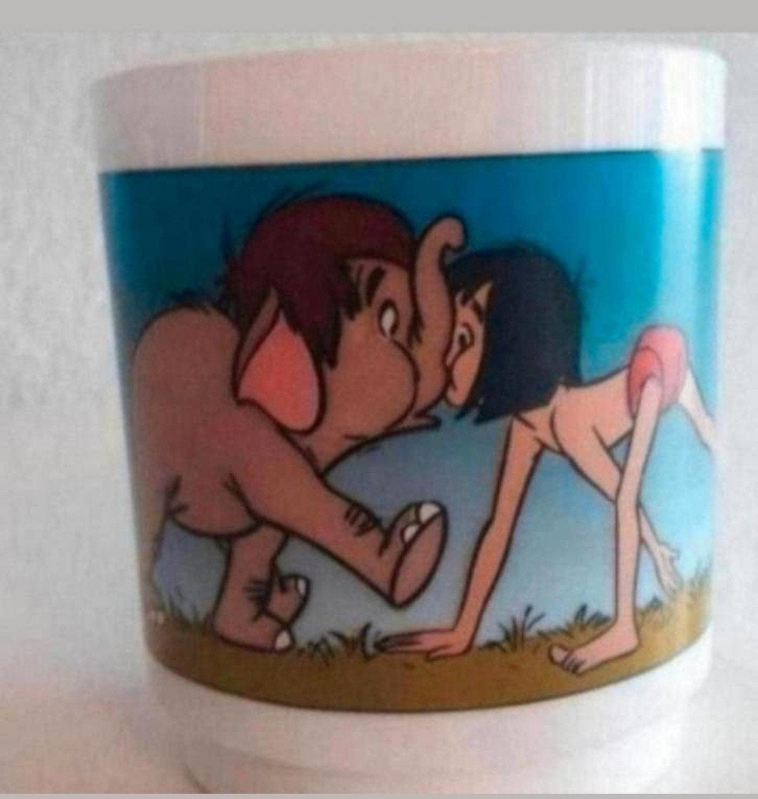 Beker Arcopal met opdruk Jungle Book en Smarties, Huis en Inrichting, Keuken | Servies, Ophalen of Verzenden, Zo goed als nieuw