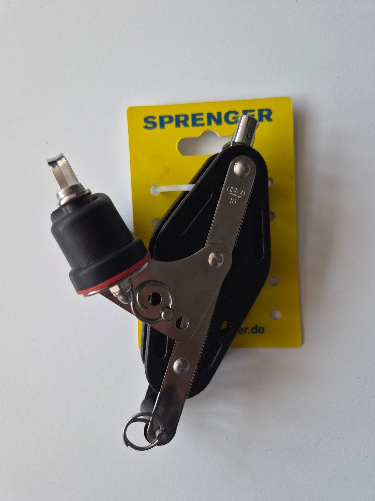 Sprenger Grootzeilblok 10mm RVS - Nieuw, Watersport en Boten, Accessoires en Onderhoud, Ophalen of Verzenden
