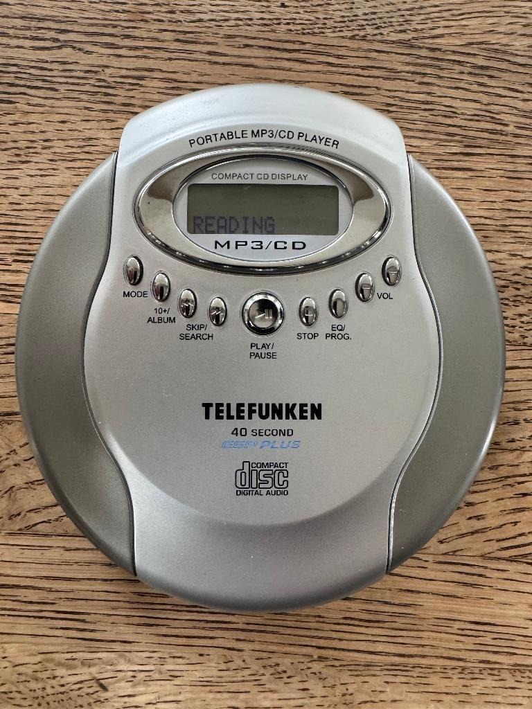 CD Walkman Discman MP3 Telefunken Duitse Kwaliteit, Ophalen of Verzenden, Discman