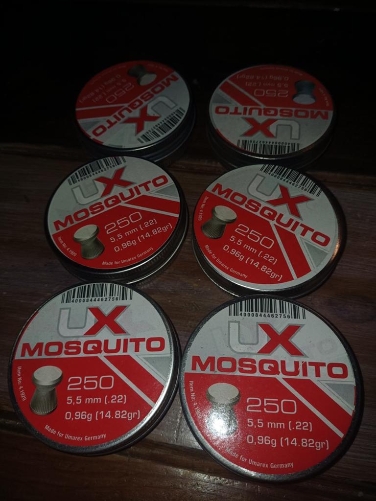 UX Mosquito .22 Luchtbuks Kogeltjes 5.5mm (14.82gr), Sport en Fitness, Schietsport-accessoires, Ophalen, Nieuw