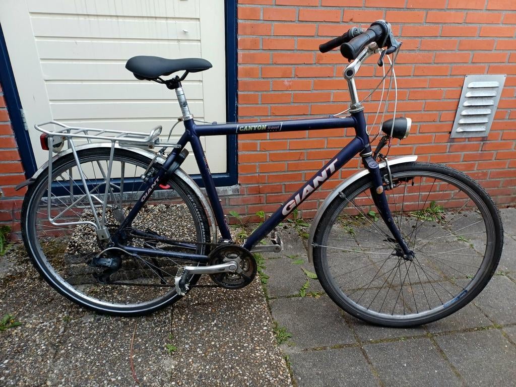 Giant herenfiets 24 speed, opknapper, Gebruikt, 57 tot 61 cm, Meer dan 20 versnellingen, Ophalen