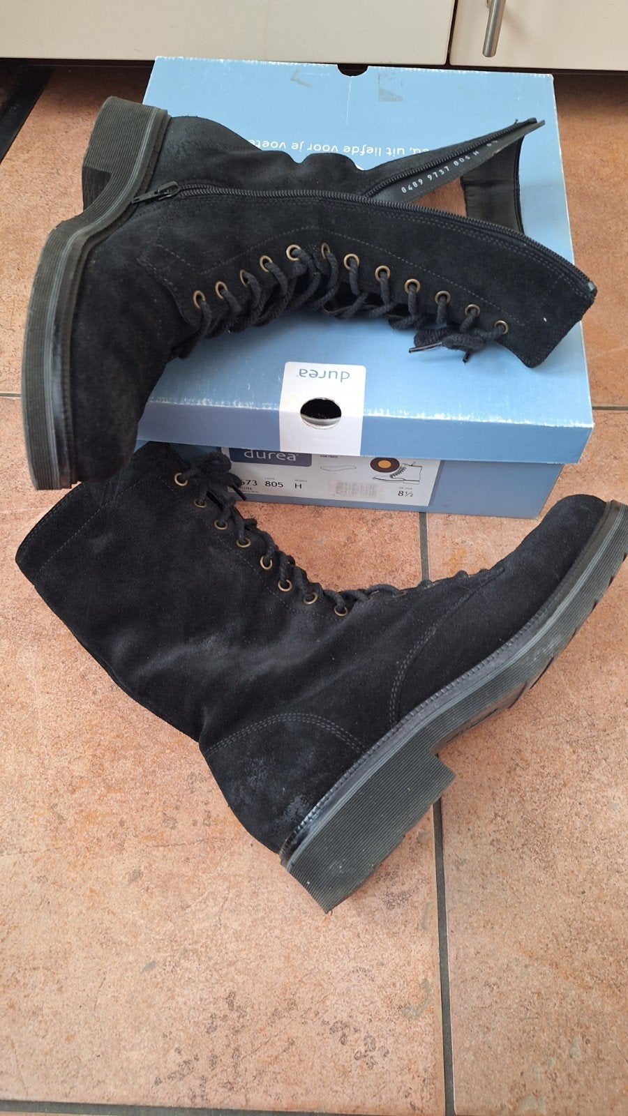 durea maat 8.5 wijdte h, Ophalen of Verzenden, Zo goed als nieuw, Zwart, Sneakers of Gympen