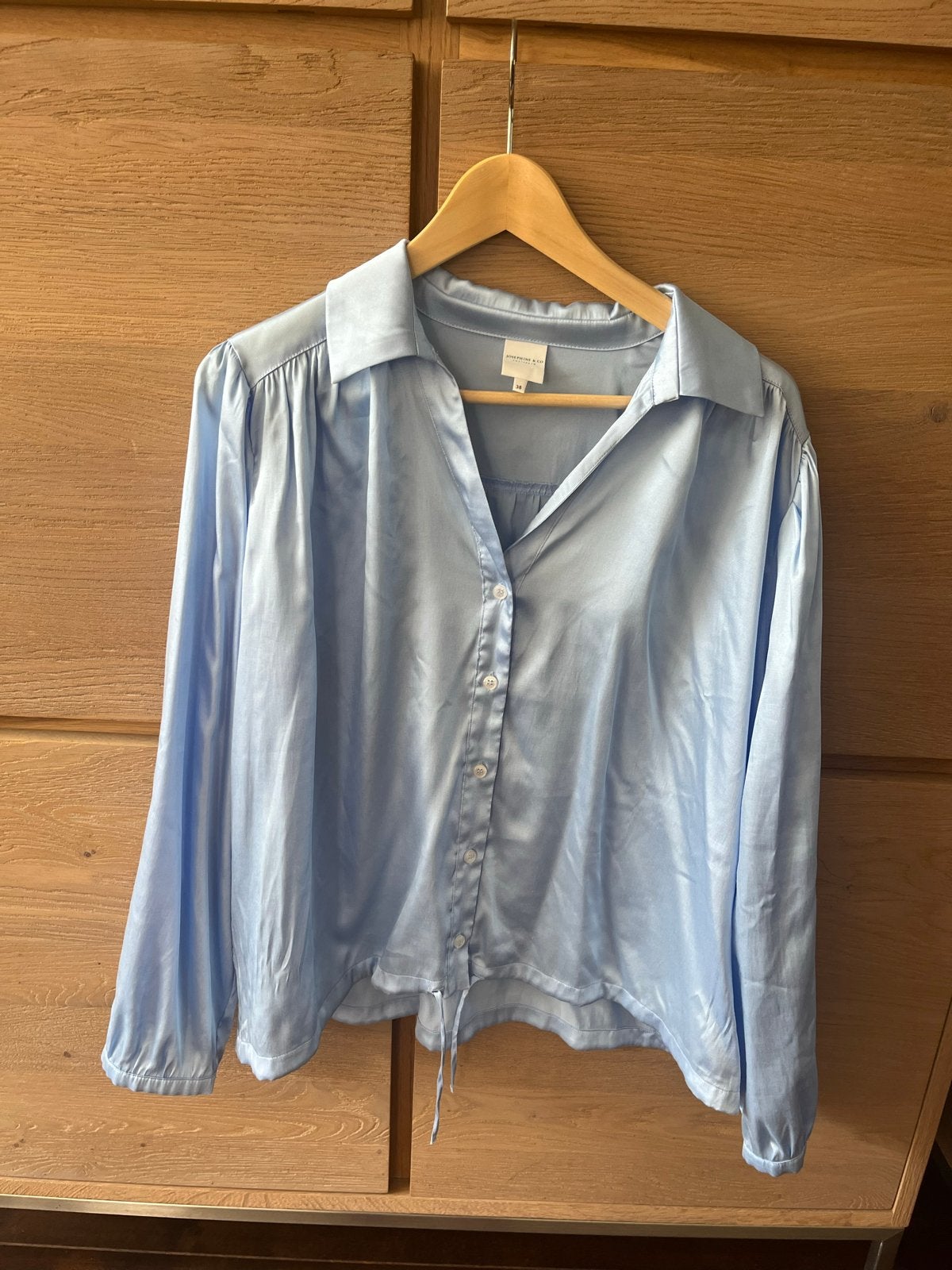 Josephine & Co Amsterdam blouse maat 38, Maat 38/40 (M), Blauw, Ophalen of Verzenden, Zo goed als nieuw