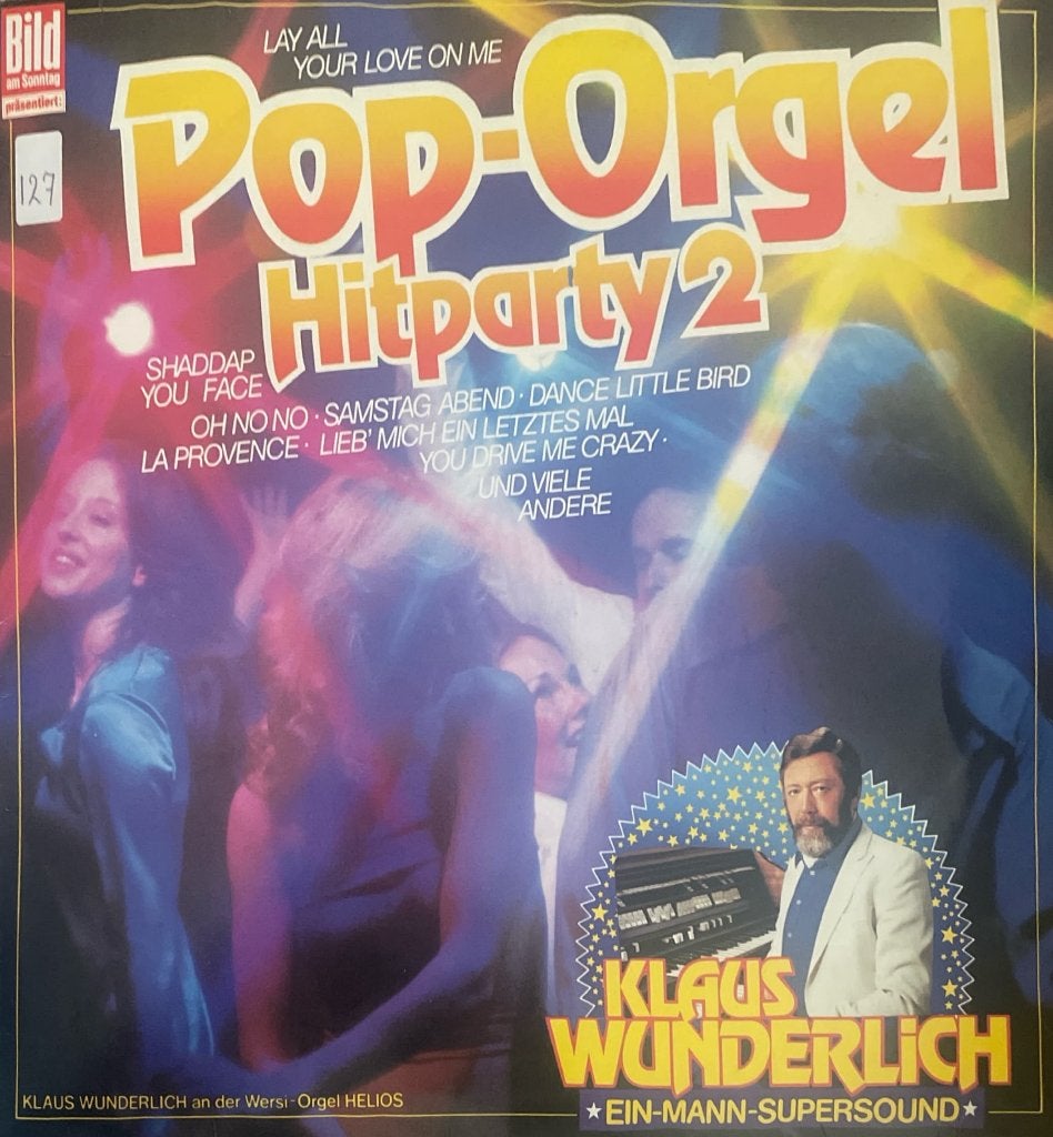 Klaus Wunderlich - Pop-Orgel Hitparty 2, LP, Pop, Ophalen of Verzenden, Zo goed als nieuw