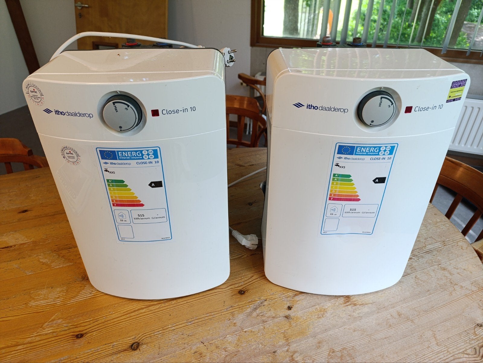 Itho Daalderop Close-in 10 Boiler (2 stuks), Doe-het-zelf en Verbouw, Geisers en Boilers, Ophalen, Gebruikt, Aardgas, Boiler