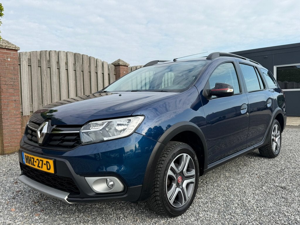Dacia Logan MCV 0.9 TCe SL Royaal SPECIAALE RNAULT UITVOERIN, 898 cc, Stof, Gebruikt, Blauw