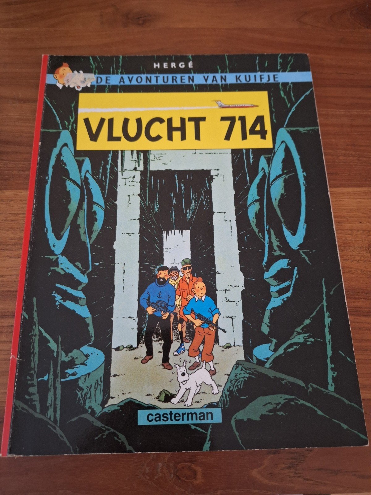 Kuifje: Vlucht 714 - Originele uitgave Casterman 1968, Boeken, Eén stripboek, Verzenden, Gelezen