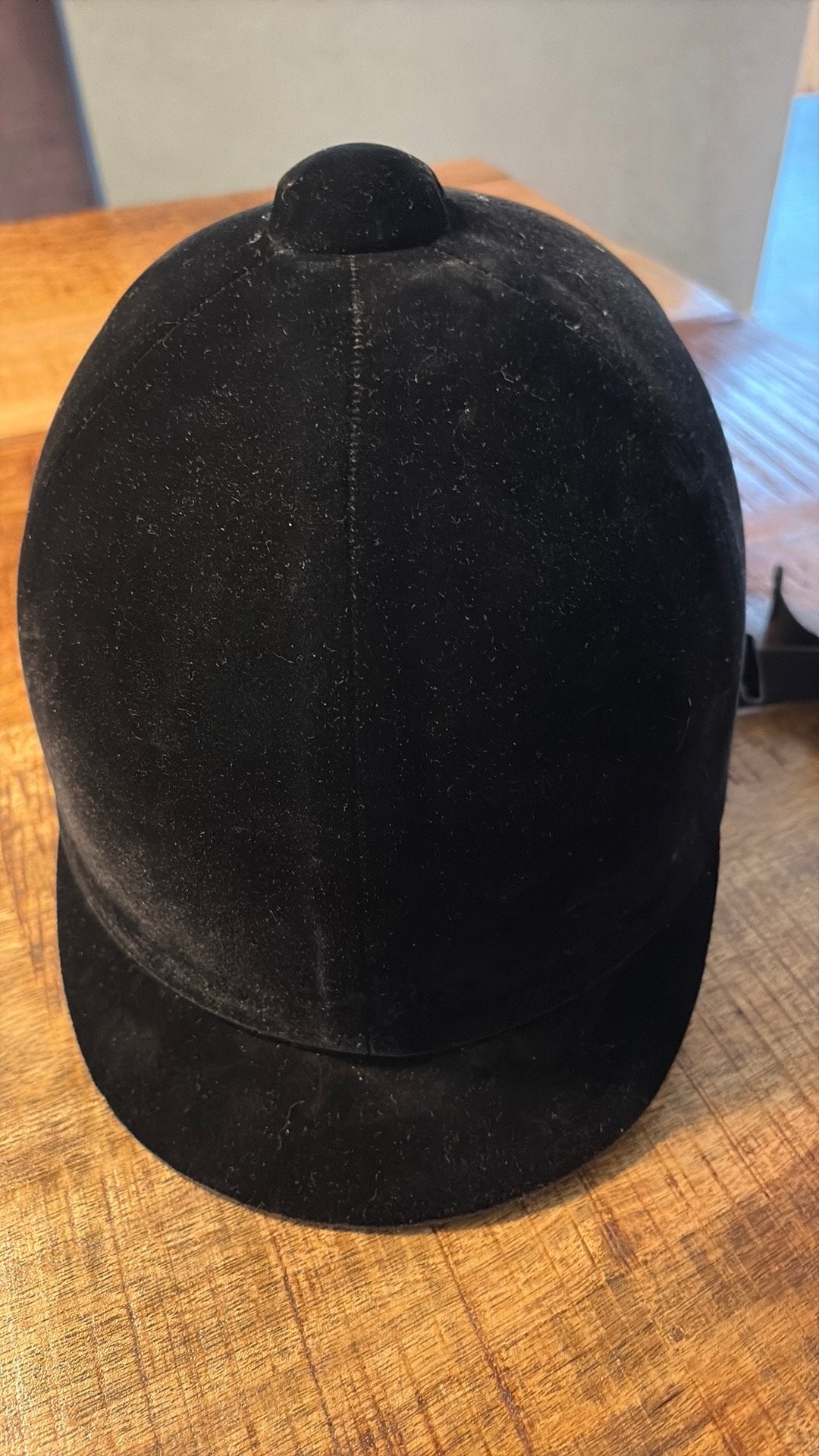 Paardrij cap, Dieren en Toebehoren, Ophalen, Gebruikt, Rijhelm/cap, Zwart