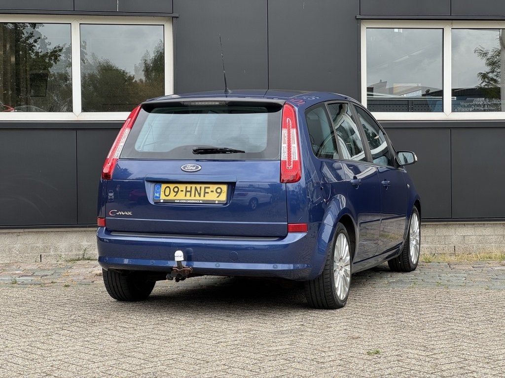 Ford C-MAX 1.8-16V Titanium/Cruise/17''/Elek. Ramen v+a/P. S, 125 pk, 4 cilinders, Blauw, Handgeschakeld