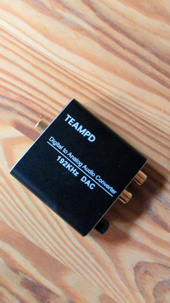 TEAMPD Digitale naar Analoge Audio Converter 192KHz DAC, Ophalen of Verzenden, Gebruikt