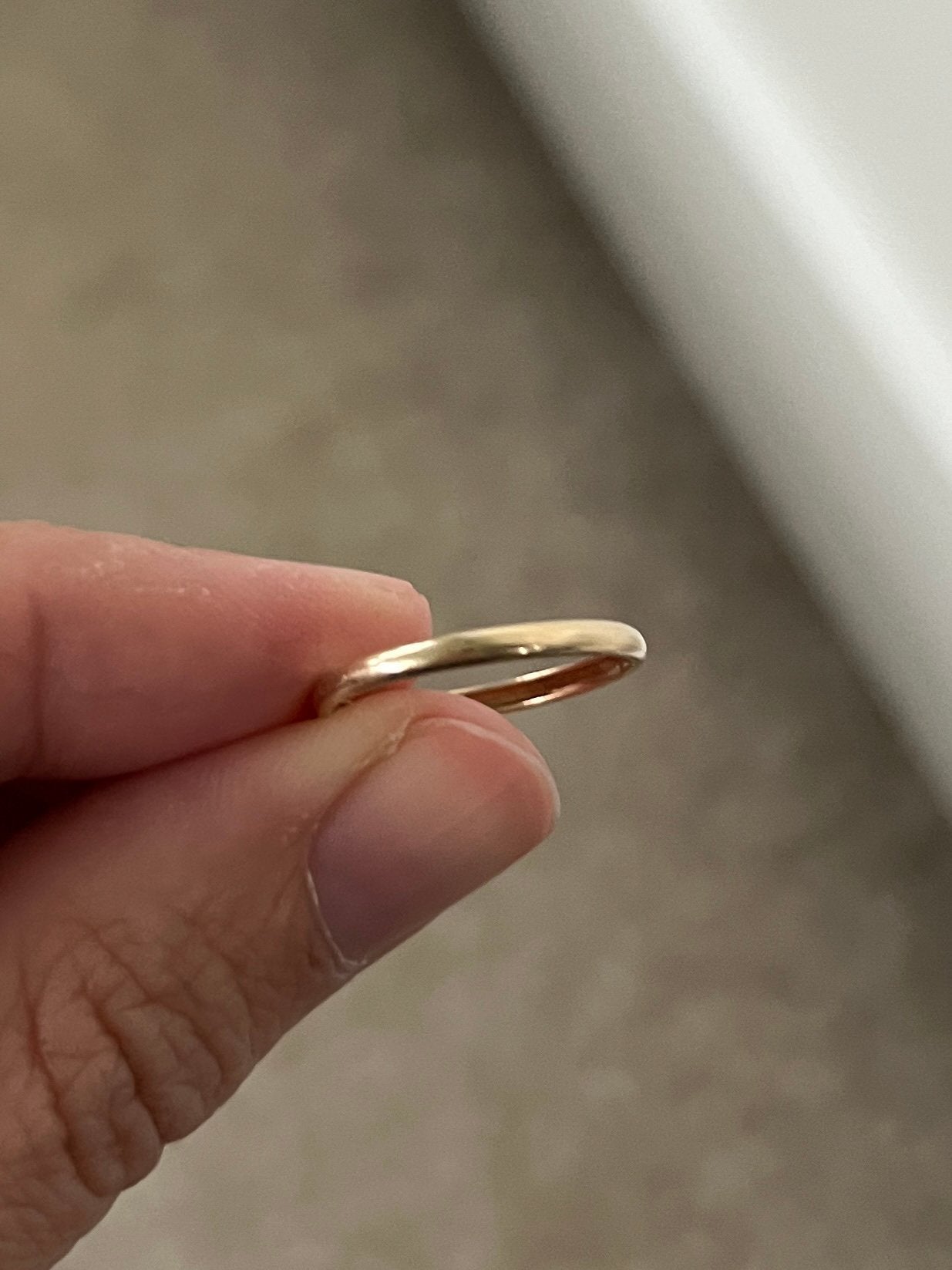 14K gouden 16mm ring Lucardi, Ophalen of Verzenden, Dame, Goud, Goud