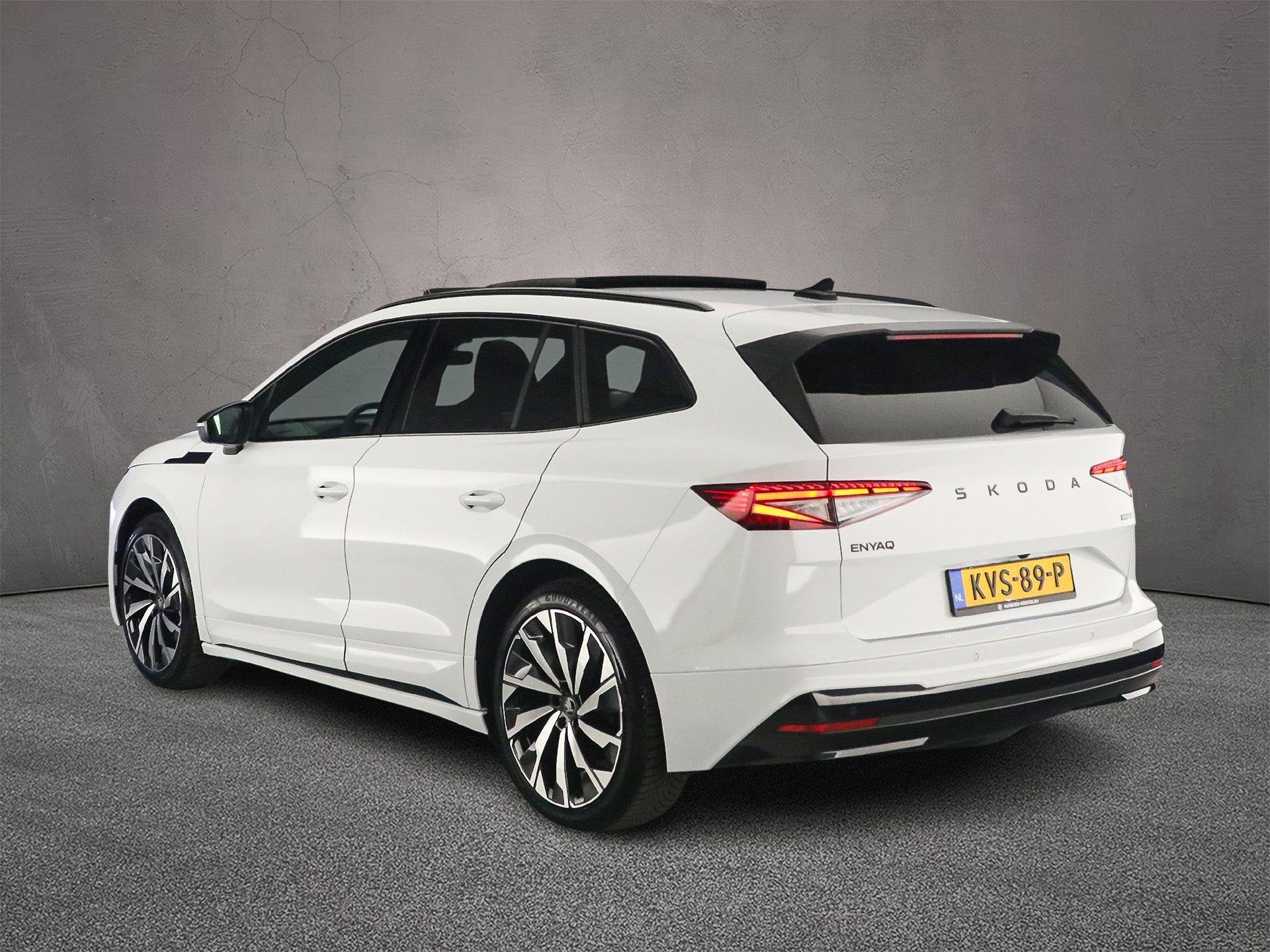 Skoda Enyaq 60 Sportline 204pk Automaat, Panoramadak, Stoelv, Automaat, Achterwielaandrijving, Gebruikt, Automatische klimaatregeling