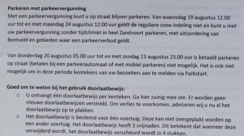 F1 Zandvoort 2026: veilige privé parkeerplek eigen grond, Drie personen of meer, Meerdaags