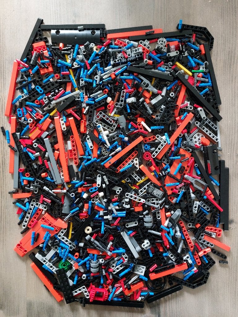 partijtje technic Lego onderdelen, Lego, Ophalen of Verzenden, Zo goed als nieuw, Technic