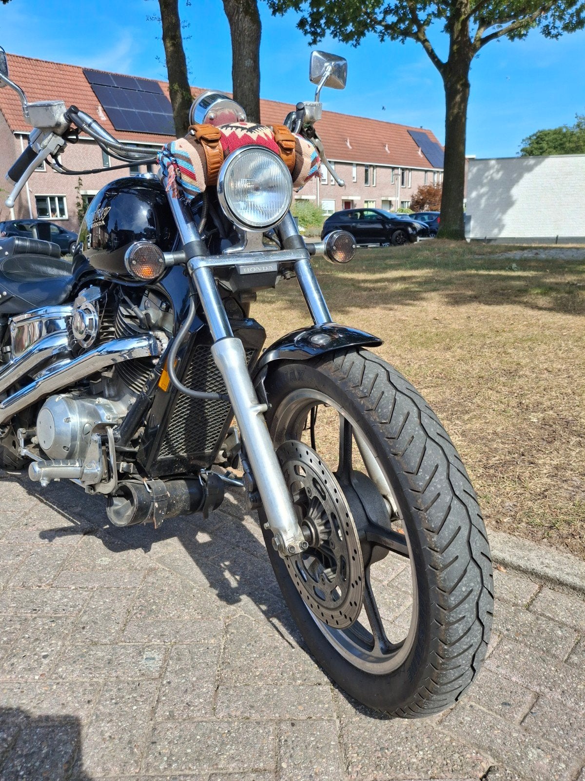 Honda VT1100 Shadow, Motoren, Cardan-aandrijving, 2 cilinders, Chopper, Gebruikt