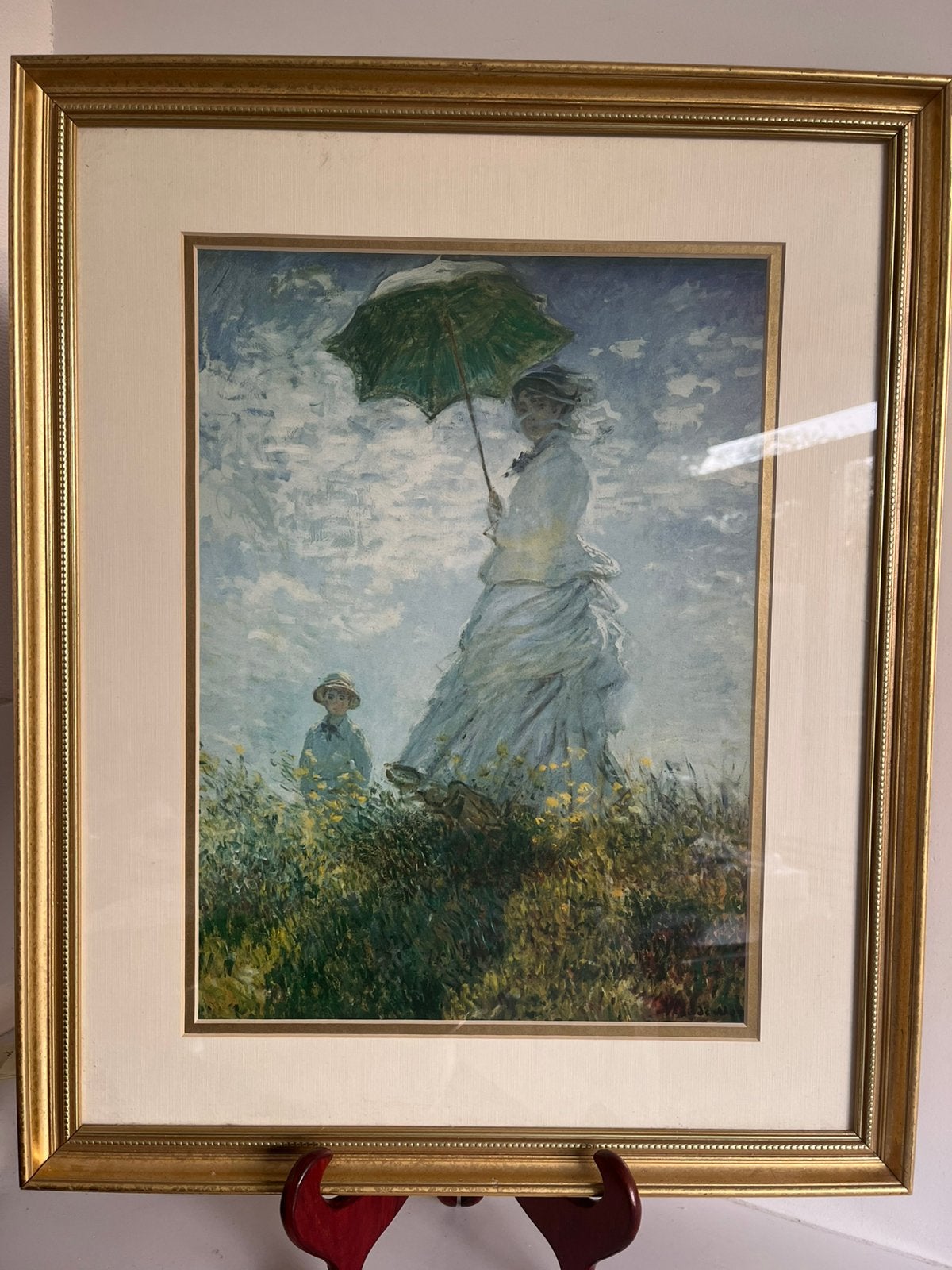 CLAUDE MONET. —  VROUW MET PARASOL.(1875)., Antiek en Kunst, Ophalen of Verzenden