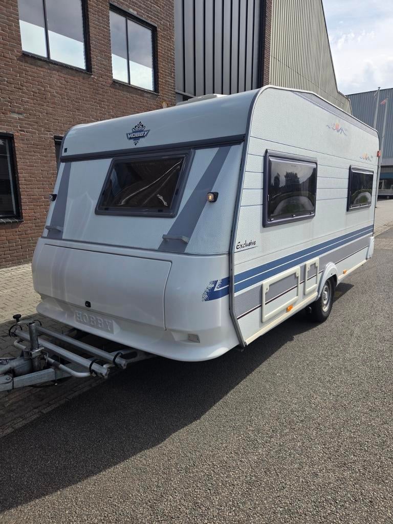 Hobby exclusive 440 Met Frans bed! Voortent en luifel, Caravans en Kamperen, Rondzit, Hobby, Particulier, Tot en met 4