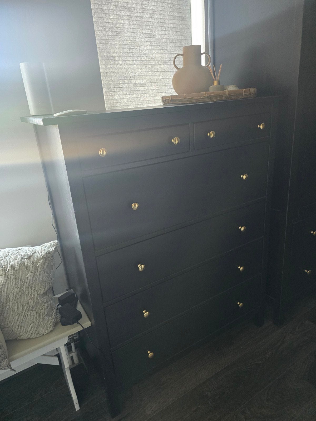 Bruin/zwart ladekast (ikea), Ophalen, Gebruikt