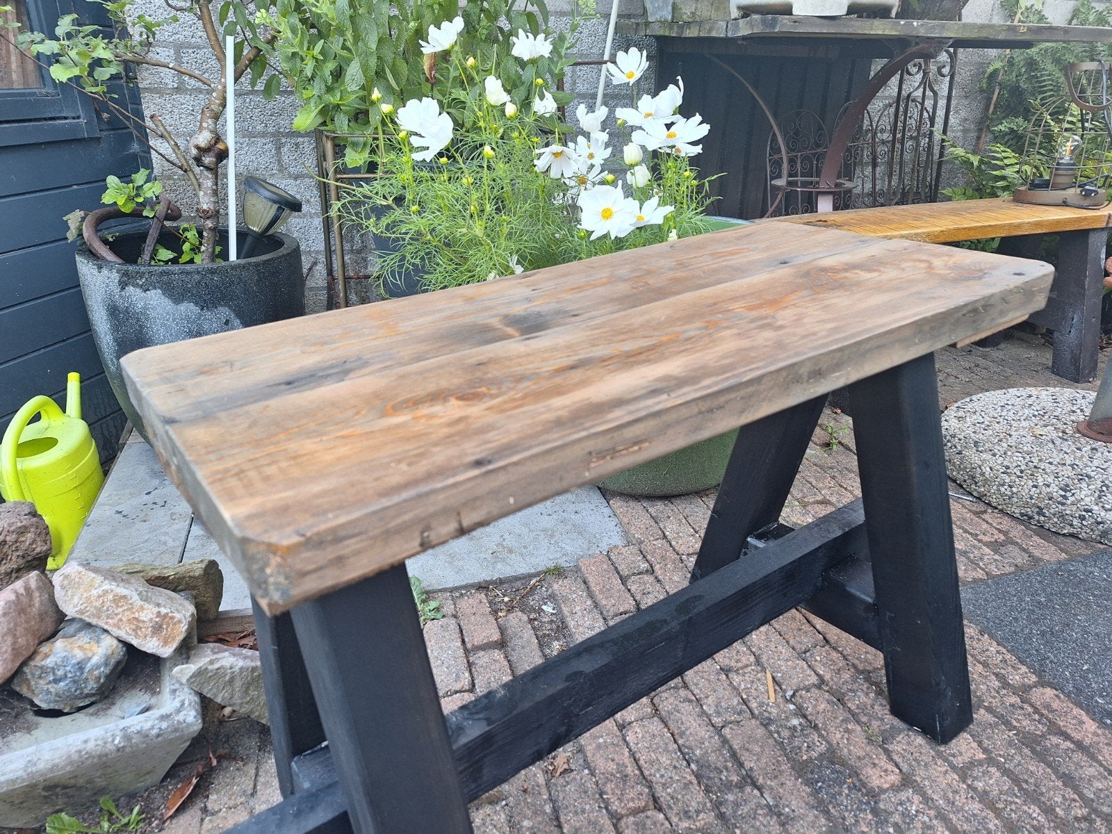Bankje, tafeltje, kruk, Ophalen of Verzenden, Nieuw, Rechthoekig, Hout