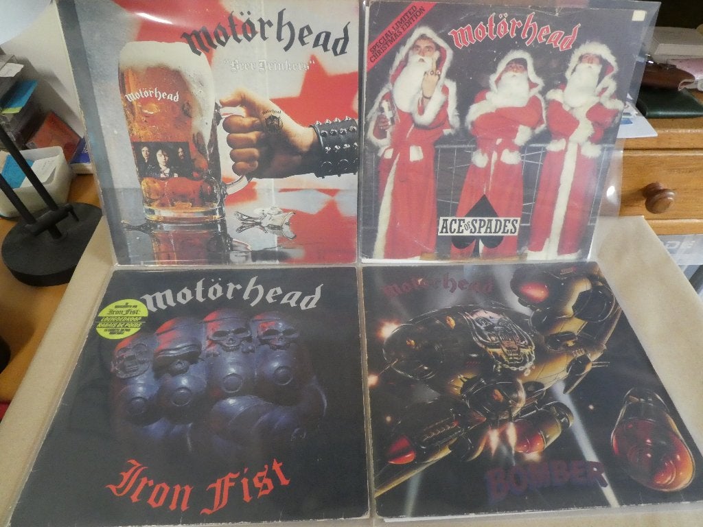 Motörhead 4x lp, Limited edition, Verzenden, Gebruikt, 12 inch