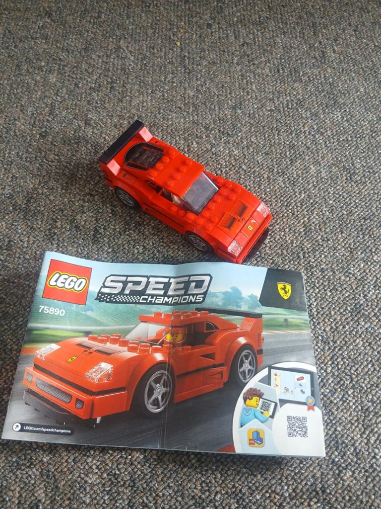 LEGO Ferrari speed champions., Ophalen of Verzenden, Zo goed als nieuw
