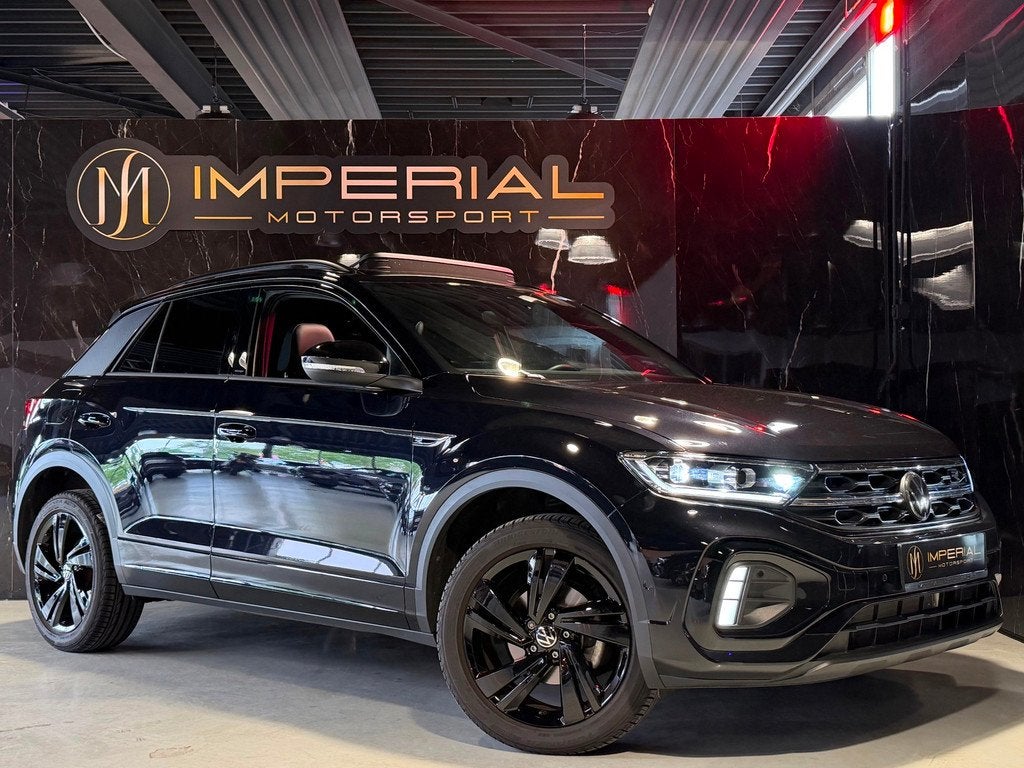 Volkswagen T-Roc 1.5 TSI R-Line Pano|Keyl|Cam|Sfeer, Auto's, Volkswagen, 1258 kg, 4 cilinders, 150 pk, Zwart