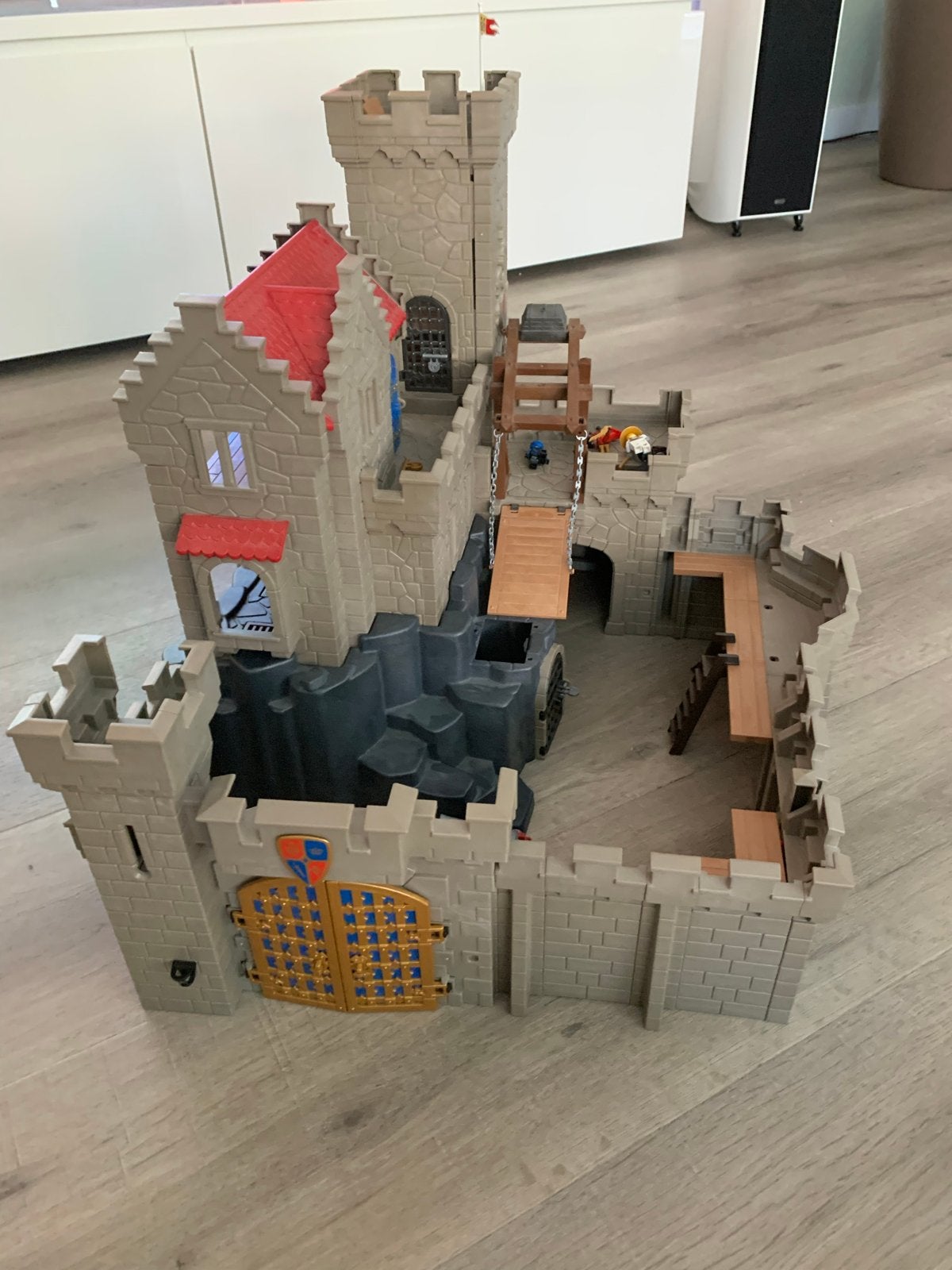 Playmobil Knights Kasteel 6000 met figuren en accessoires, Ophalen, Gebruikt, Complete set, Kasteel/Fort