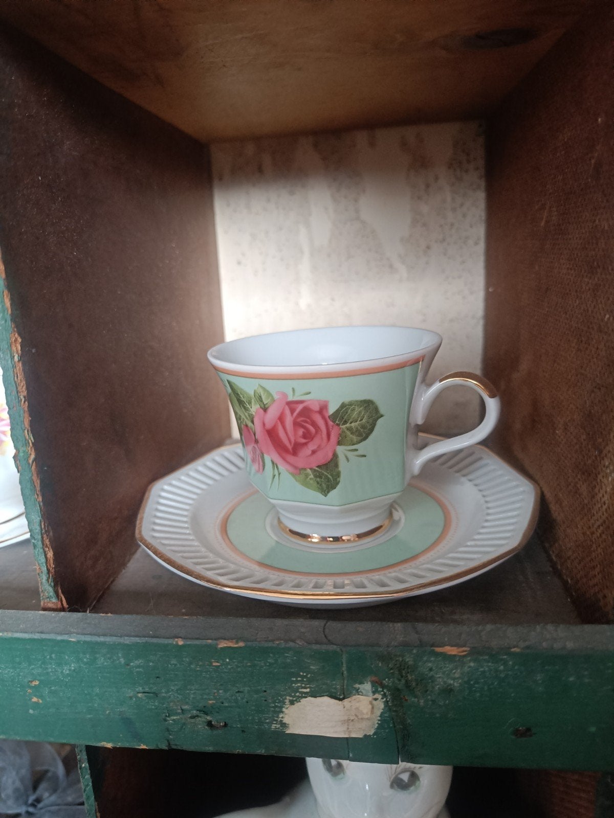 Vintage Winterling Marktleuthen Bavaria kop en schotel, Ophalen of Verzenden