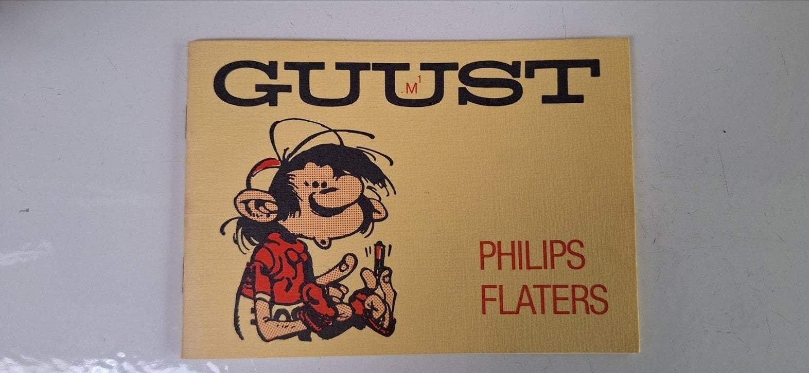 Guust Flaters PHILIPS FLATERS mini-boekje - Franquin 1984, Eén stripboek, Ophalen of Verzenden, Gelezen