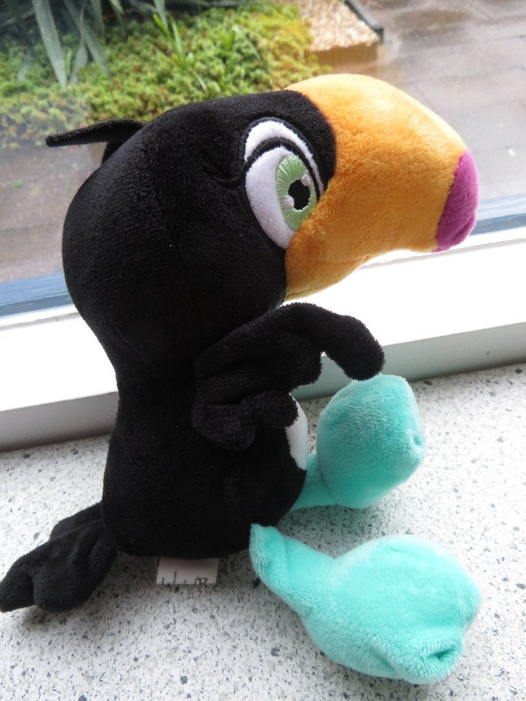 Toekan knuffel Valk Kids merk Koppen Creative groene poten, Ophalen of Verzenden, Zo goed als nieuw, Overige typen, Wasbaar