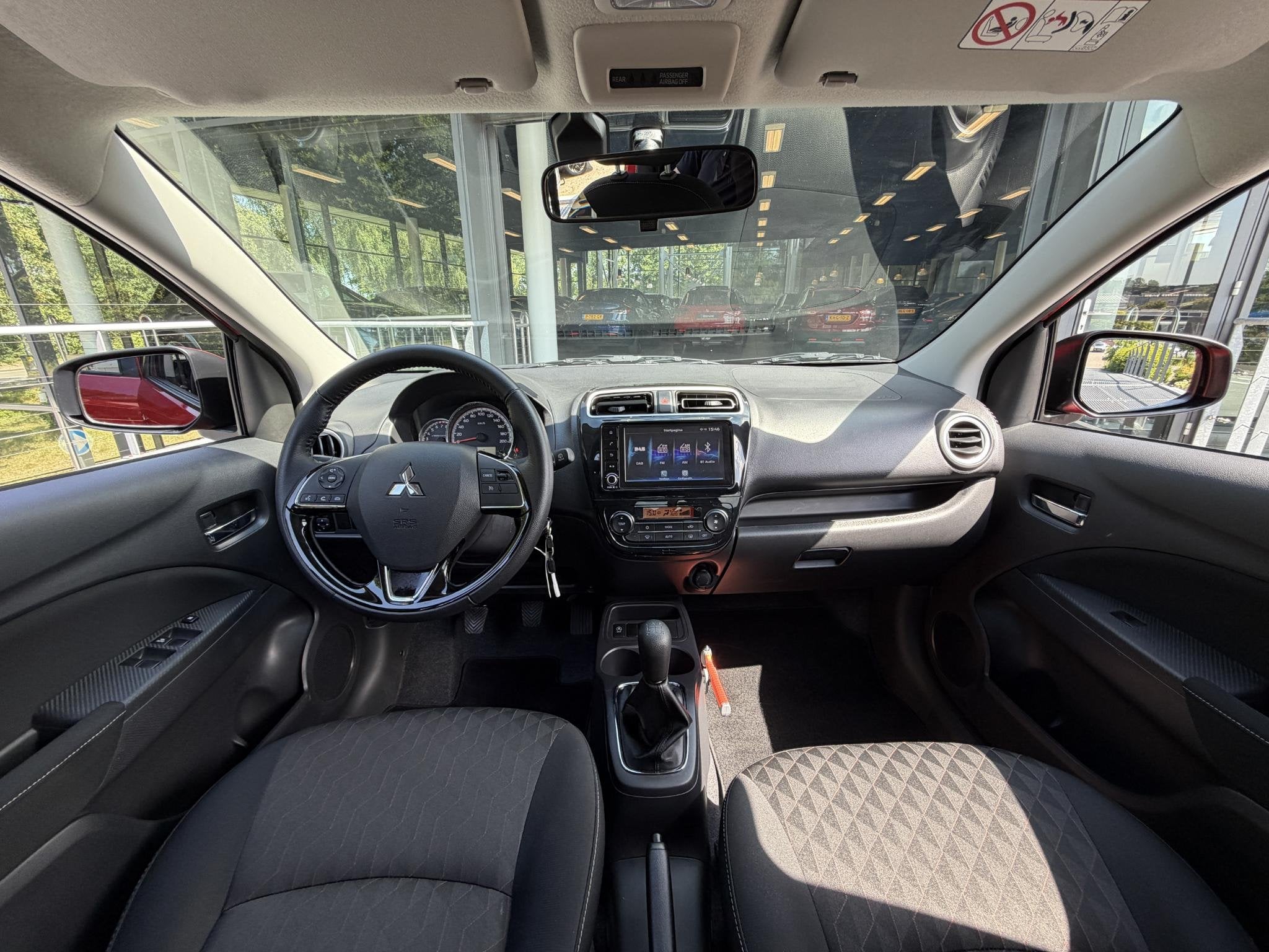 Mitsubishi Space Star 1.2 Dynamic | Carplay | Cruise Control, Dealer onderhouden, Stof, Gebruikt, 850 kg