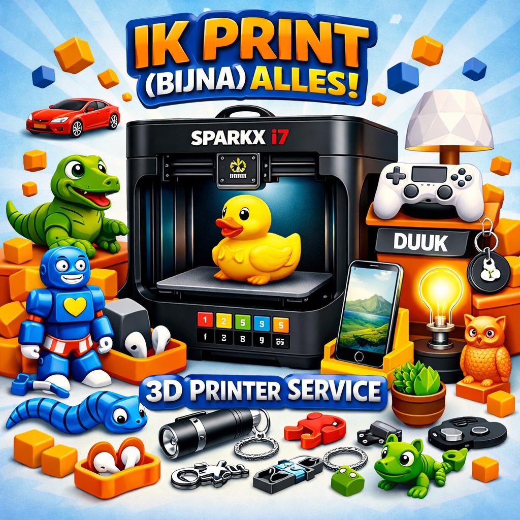 3d printer service, 1 speler, Ophalen of Verzenden, Zo goed als nieuw