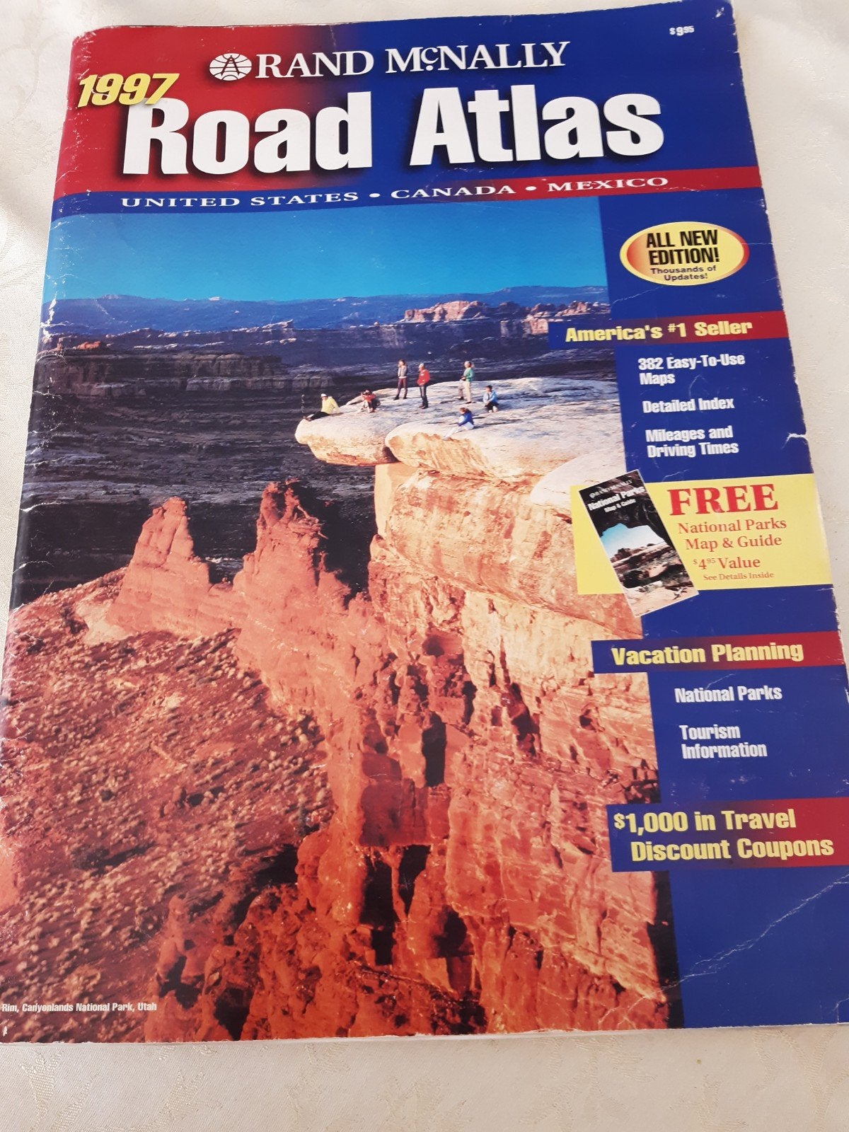 RAND MCNALLY ROAD ATLAS 1997, Boeken, Reisgidsen, Overige merken, Europa, Ophalen of Verzenden, Zo goed als nieuw