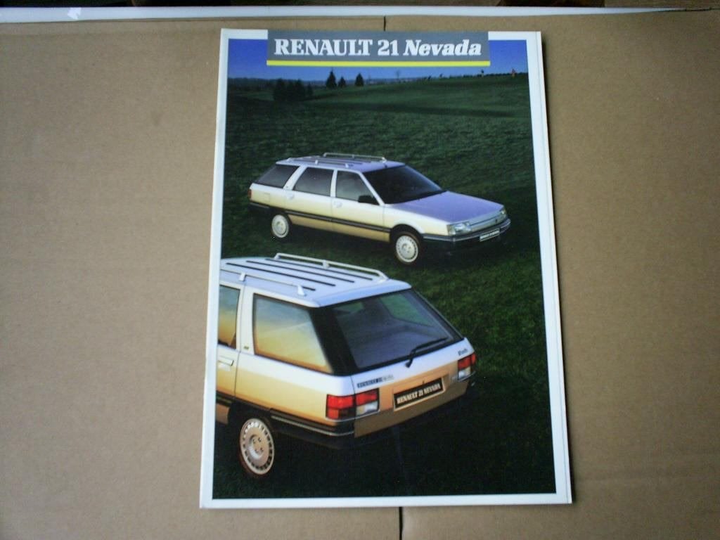 Renault 21 Nevada 1988 22 pag., Verzenden, Zo goed als nieuw, Renault