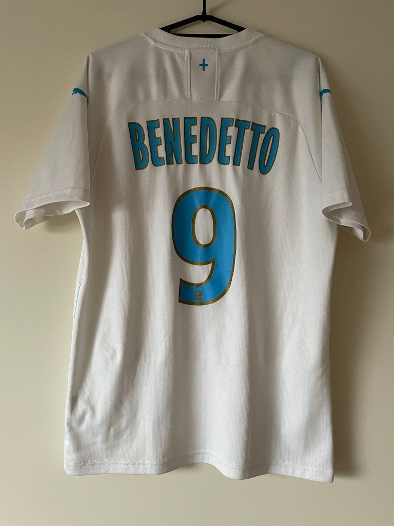 Benedetto #9 Olympique Marseille Puma Voetbalshirt Maat S, Puma, Verzenden, Wit, Zo goed als nieuw