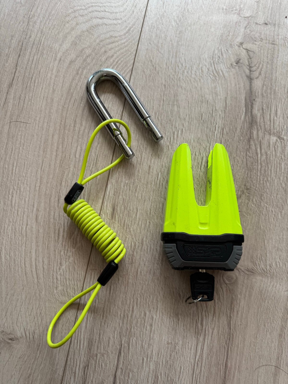 Zo goed als nieuw schijfremslot, Ophalen of Verzenden, Alarm, Zo goed als nieuw, Overige fietssloten