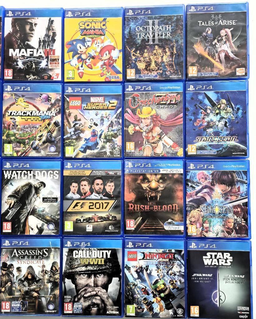 Ruim 500+ PlayStation Games (PS3/PS4) | Krasvrij!, Overige genres, Virtual Reality, Ophalen of Verzenden, Zo goed als nieuw
