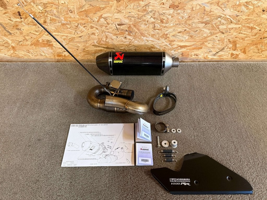 Akrapovic uitlaat demper Honda CBR1000RR ABS 2009-2013 SC59, Gebruikt, Verzenden, Media@akrapovic.com, Malo Hudo 8a, Ivančna Gorica, 1295, SI